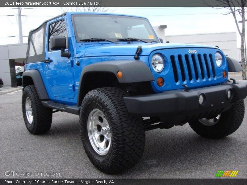 Cosmos Blue / Black 2011 Jeep Wrangler Sport 4x4