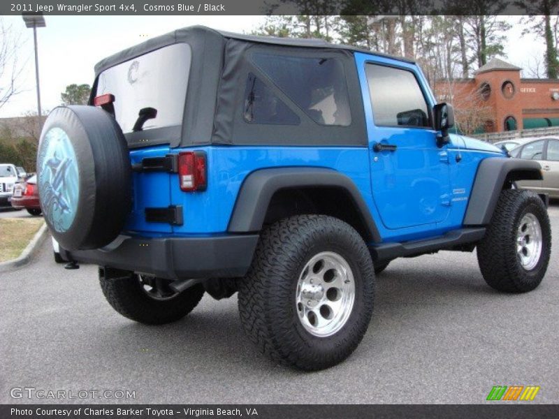 Cosmos Blue / Black 2011 Jeep Wrangler Sport 4x4