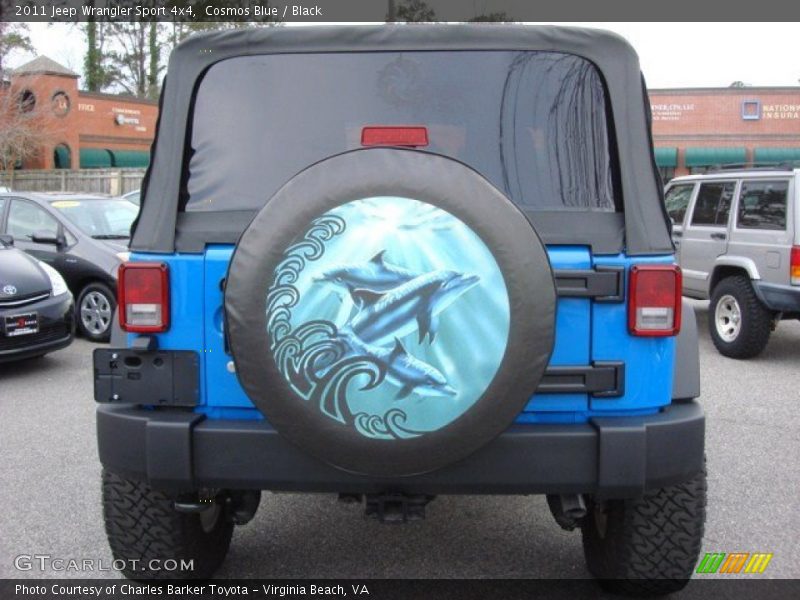 Cosmos Blue / Black 2011 Jeep Wrangler Sport 4x4