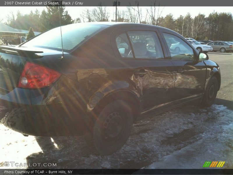 Black / Gray 2007 Chevrolet Cobalt LS Sedan