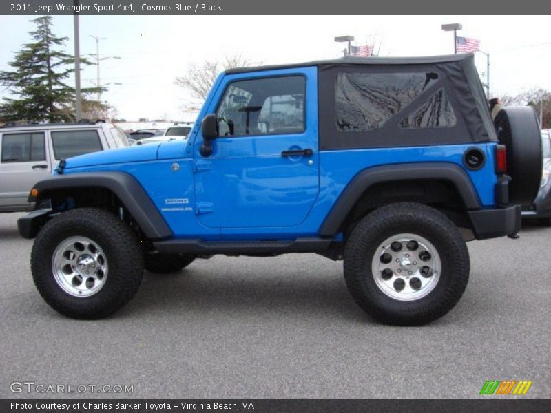 Cosmos Blue / Black 2011 Jeep Wrangler Sport 4x4