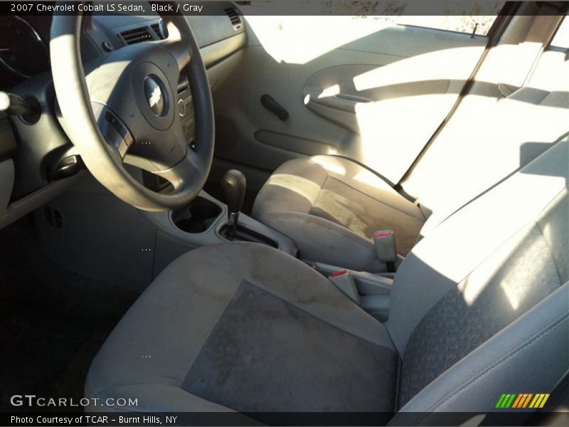 Black / Gray 2007 Chevrolet Cobalt LS Sedan