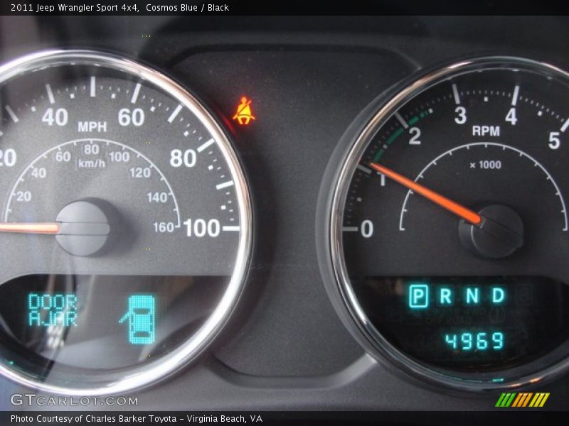 Cosmos Blue / Black 2011 Jeep Wrangler Sport 4x4