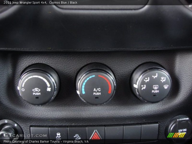 Cosmos Blue / Black 2011 Jeep Wrangler Sport 4x4