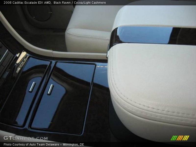 Black Raven / Cocoa/Light Cashmere 2008 Cadillac Escalade ESV AWD