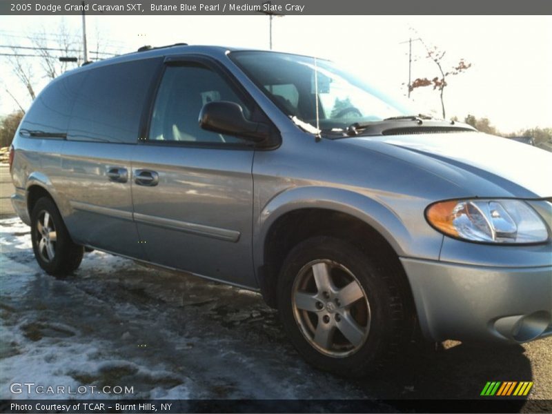Butane Blue Pearl / Medium Slate Gray 2005 Dodge Grand Caravan SXT