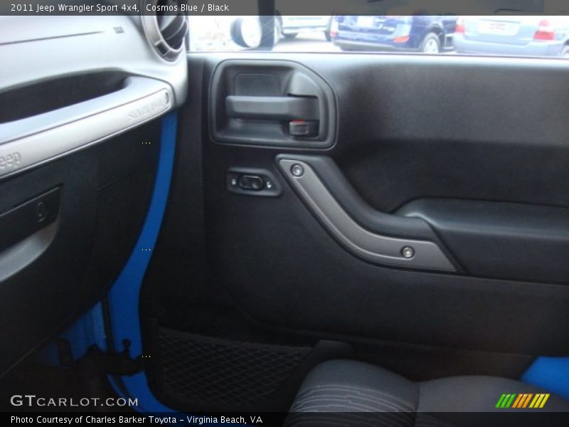Cosmos Blue / Black 2011 Jeep Wrangler Sport 4x4