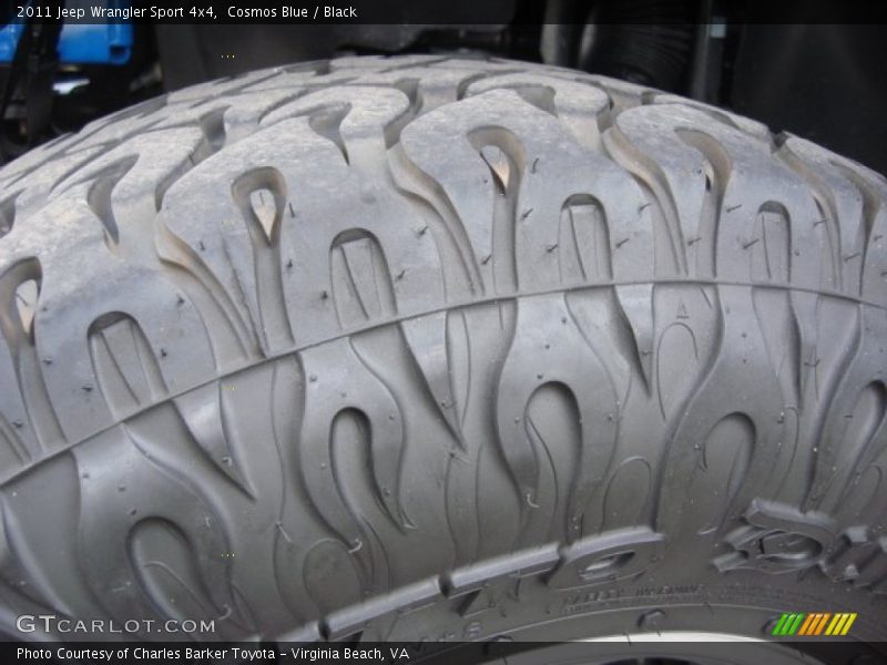 Cosmos Blue / Black 2011 Jeep Wrangler Sport 4x4
