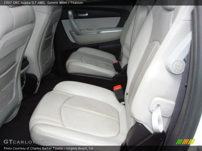 Summit White / Titanium 2007 GMC Acadia SLT AWD