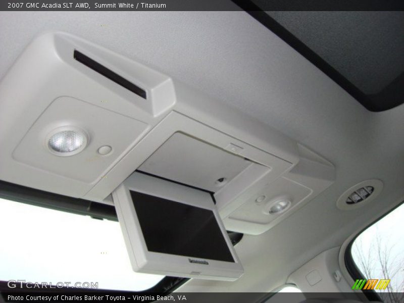 Summit White / Titanium 2007 GMC Acadia SLT AWD