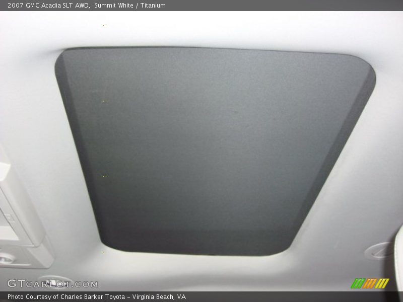 Summit White / Titanium 2007 GMC Acadia SLT AWD
