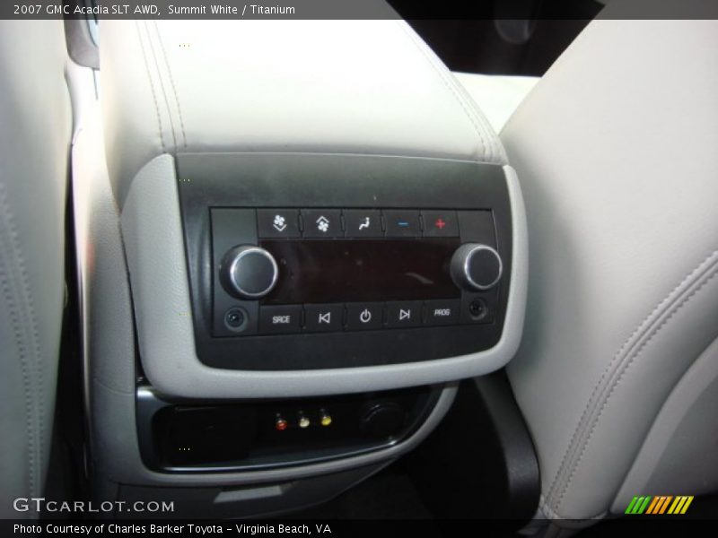 Summit White / Titanium 2007 GMC Acadia SLT AWD