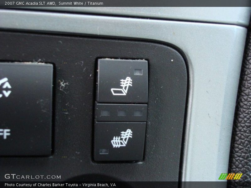 Summit White / Titanium 2007 GMC Acadia SLT AWD