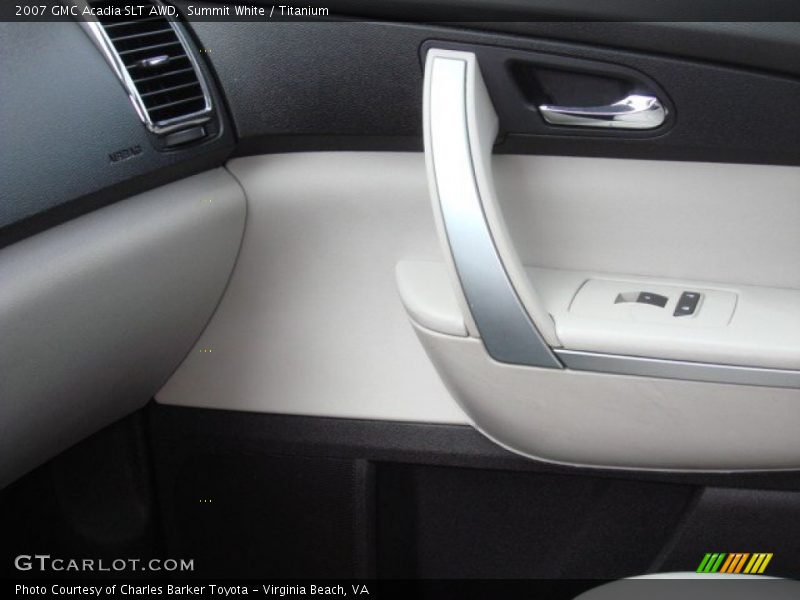 Summit White / Titanium 2007 GMC Acadia SLT AWD