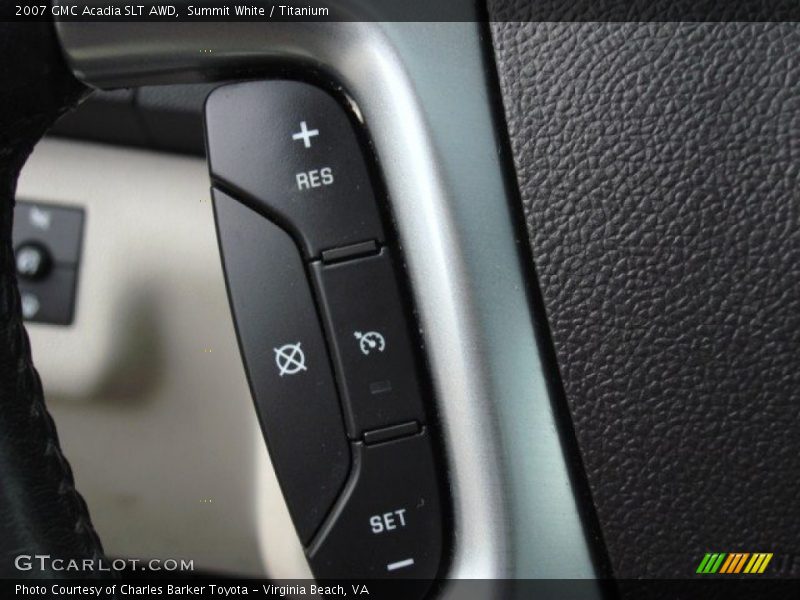 Summit White / Titanium 2007 GMC Acadia SLT AWD