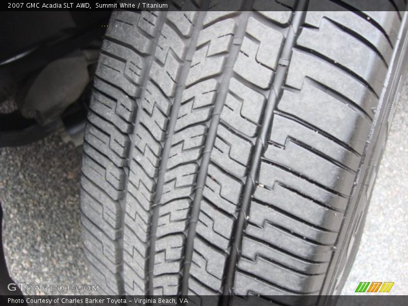 Summit White / Titanium 2007 GMC Acadia SLT AWD