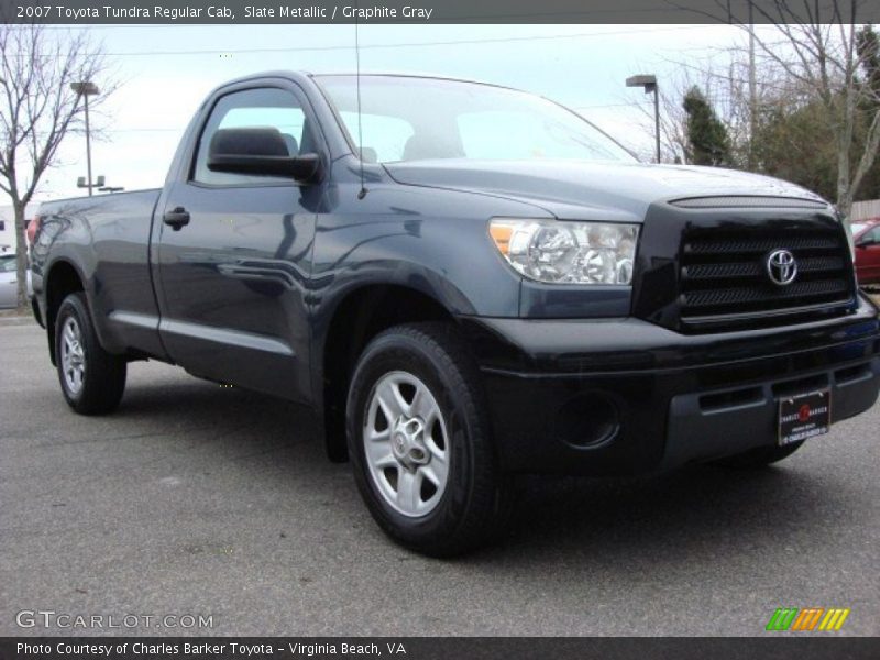 Slate Metallic / Graphite Gray 2007 Toyota Tundra Regular Cab