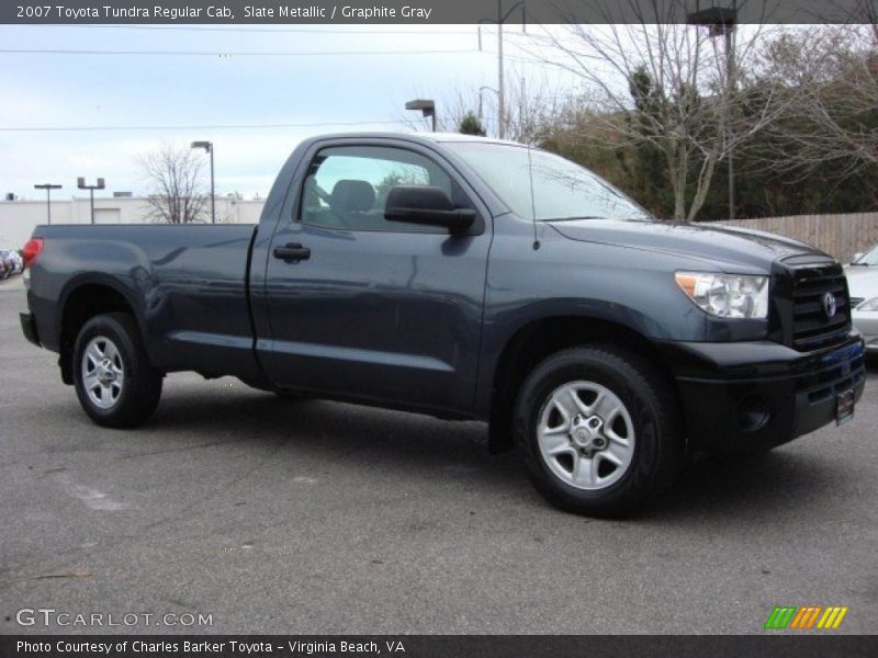 Slate Metallic / Graphite Gray 2007 Toyota Tundra Regular Cab