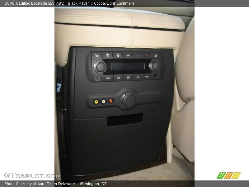 Black Raven / Cocoa/Light Cashmere 2008 Cadillac Escalade ESV AWD