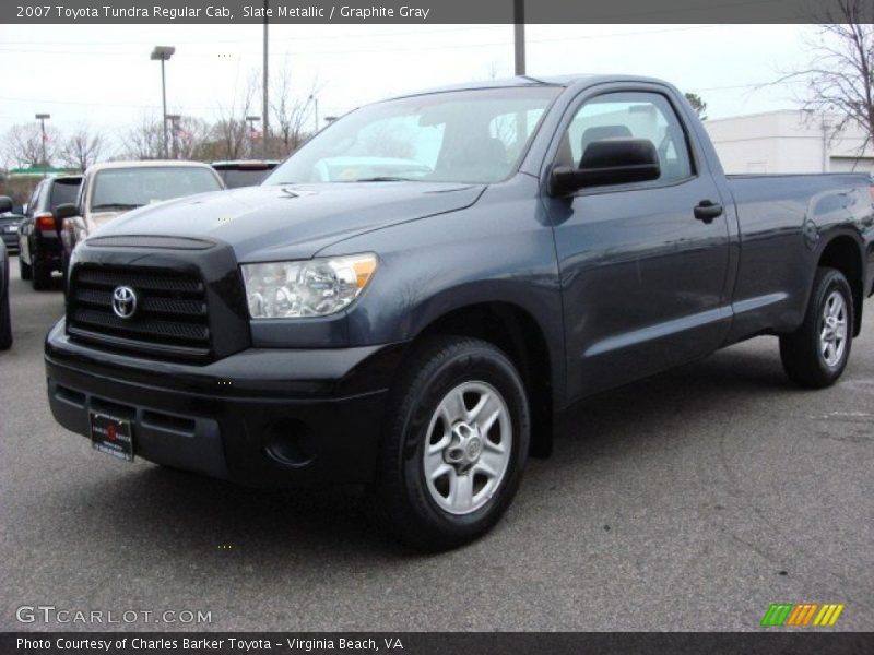 Slate Metallic / Graphite Gray 2007 Toyota Tundra Regular Cab