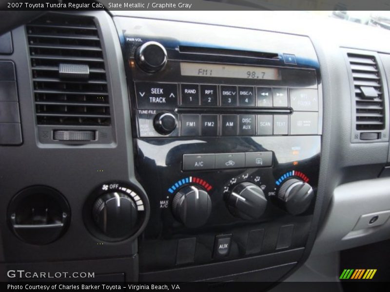 Slate Metallic / Graphite Gray 2007 Toyota Tundra Regular Cab