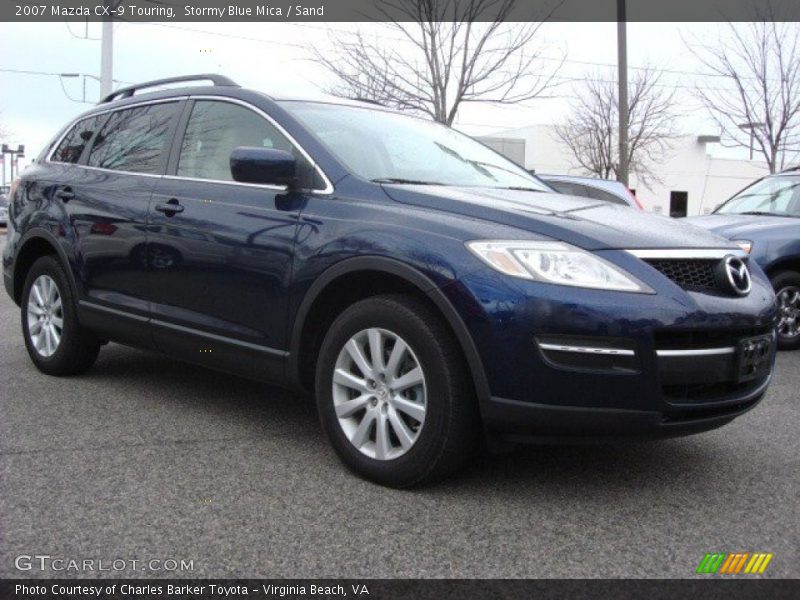 Stormy Blue Mica / Sand 2007 Mazda CX-9 Touring