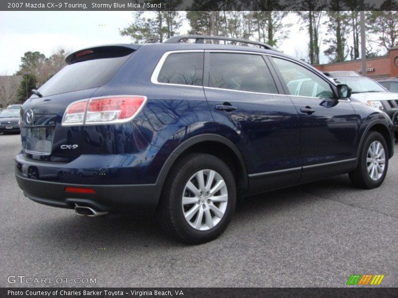 Stormy Blue Mica / Sand 2007 Mazda CX-9 Touring