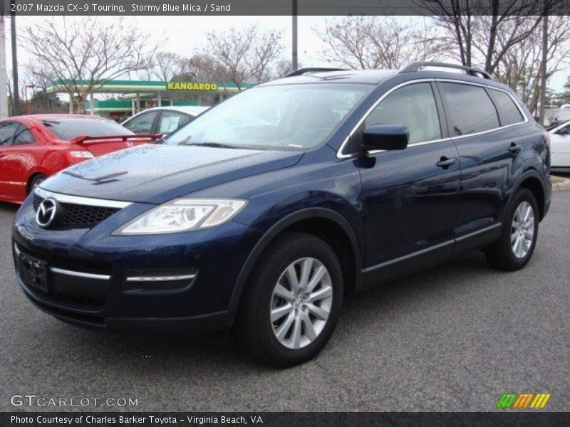 Stormy Blue Mica / Sand 2007 Mazda CX-9 Touring