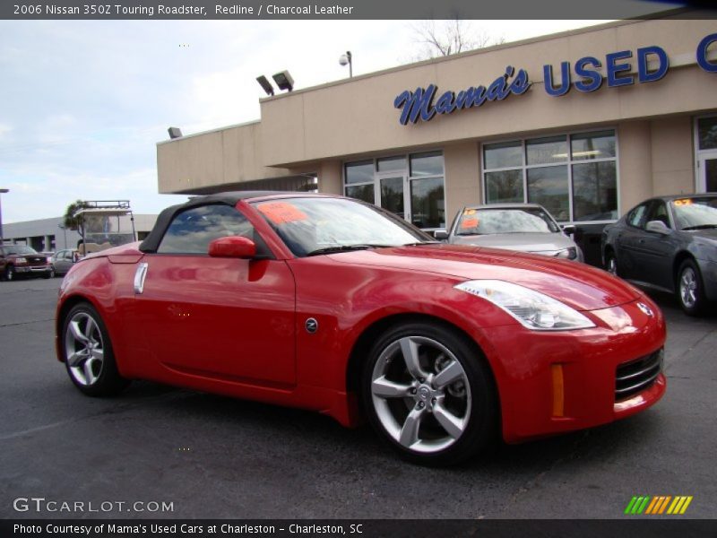 Redline / Charcoal Leather 2006 Nissan 350Z Touring Roadster