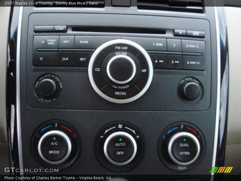 Stormy Blue Mica / Sand 2007 Mazda CX-9 Touring