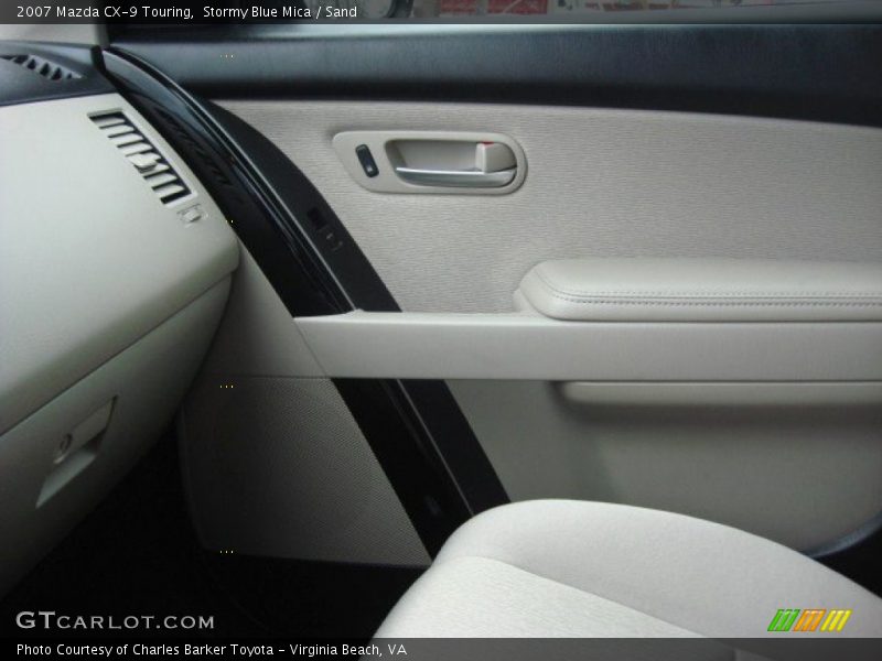 Stormy Blue Mica / Sand 2007 Mazda CX-9 Touring