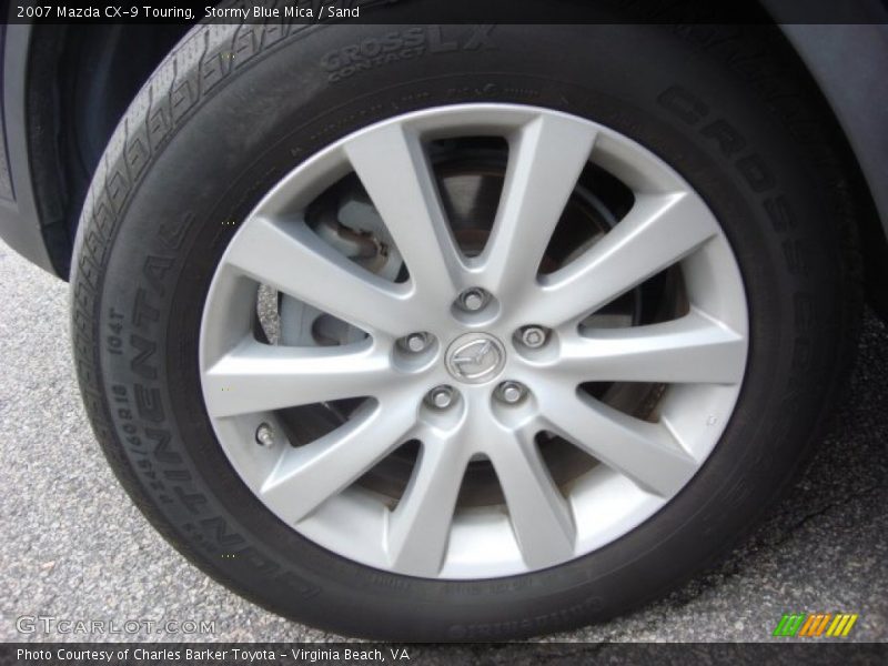 Stormy Blue Mica / Sand 2007 Mazda CX-9 Touring