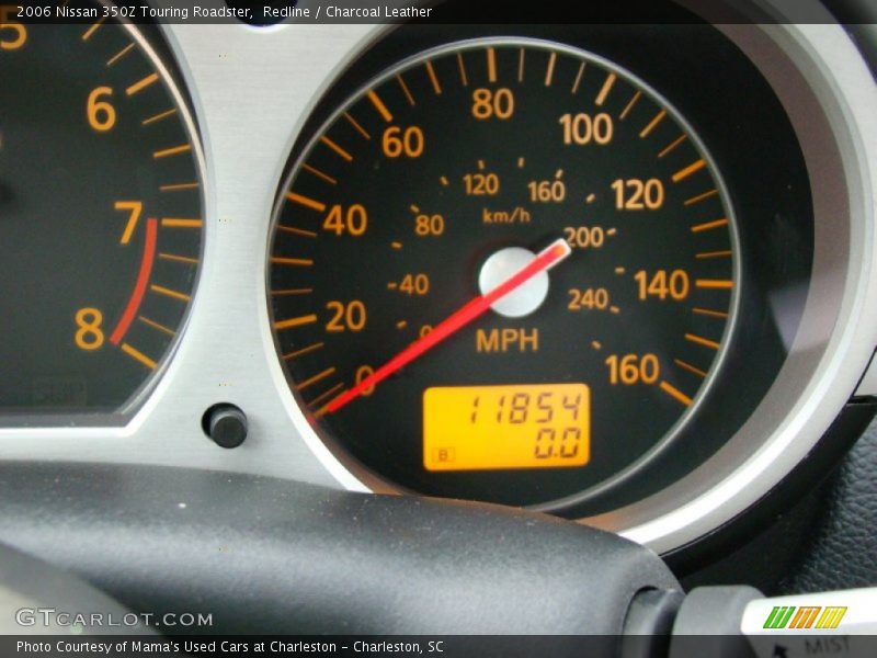 Redline / Charcoal Leather 2006 Nissan 350Z Touring Roadster