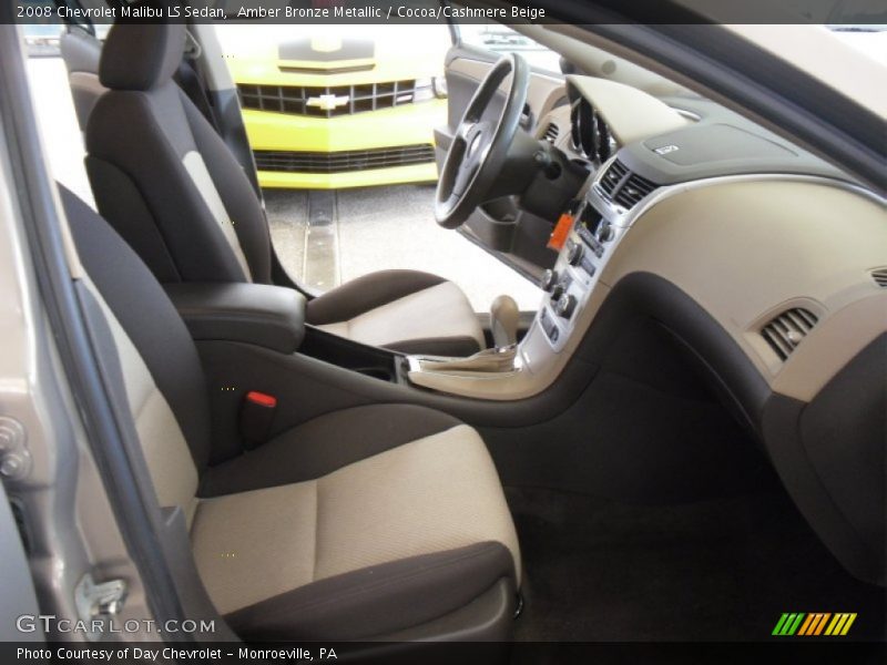 Amber Bronze Metallic / Cocoa/Cashmere Beige 2008 Chevrolet Malibu LS Sedan