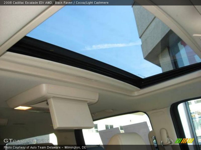 Black Raven / Cocoa/Light Cashmere 2008 Cadillac Escalade ESV AWD