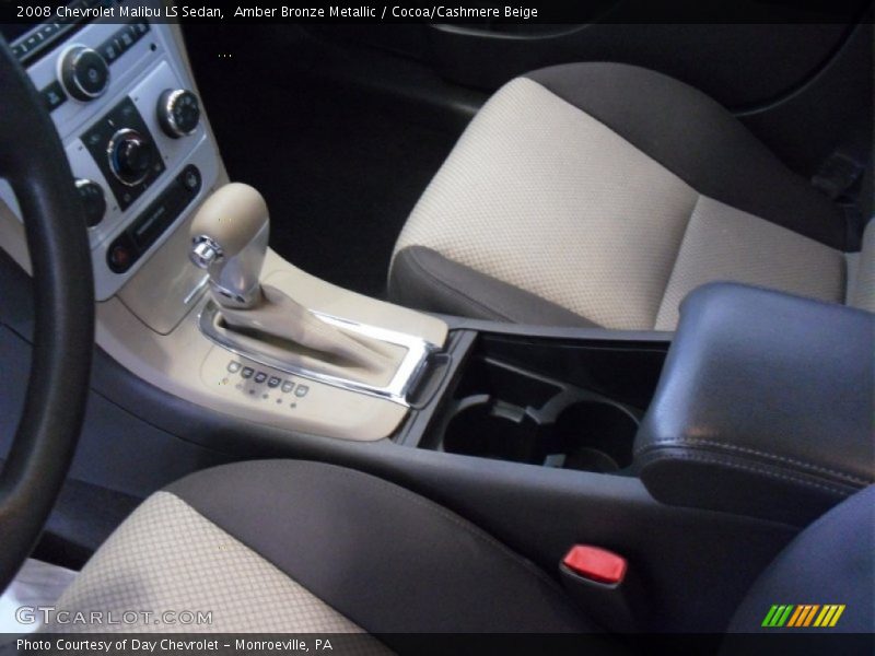 Amber Bronze Metallic / Cocoa/Cashmere Beige 2008 Chevrolet Malibu LS Sedan