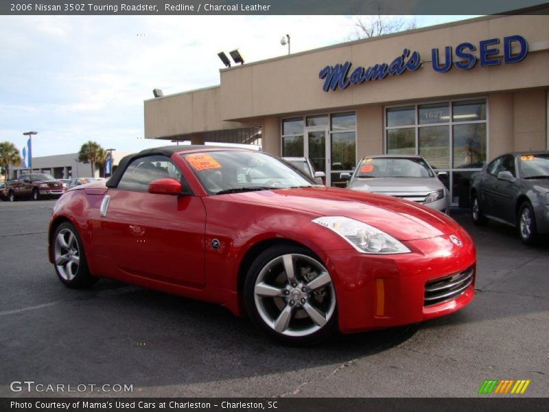 Redline / Charcoal Leather 2006 Nissan 350Z Touring Roadster