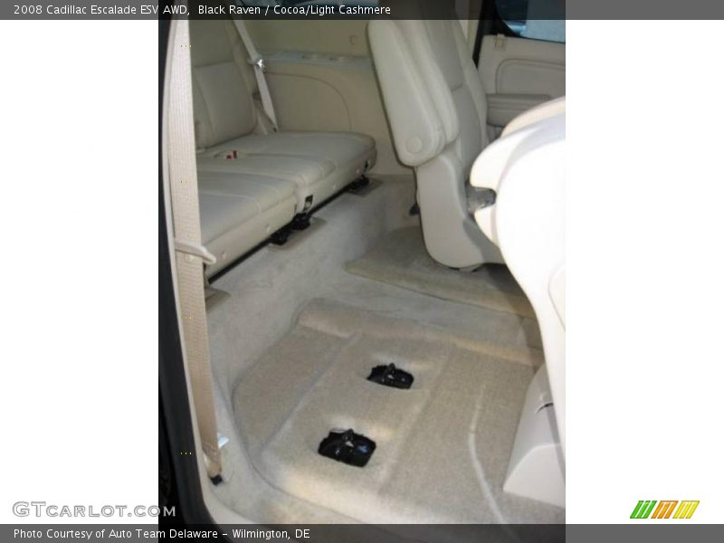 Black Raven / Cocoa/Light Cashmere 2008 Cadillac Escalade ESV AWD