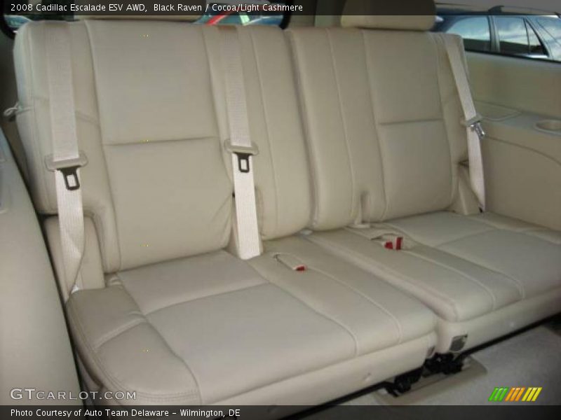 Black Raven / Cocoa/Light Cashmere 2008 Cadillac Escalade ESV AWD