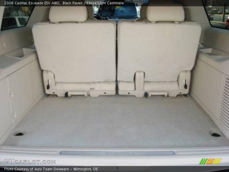 Black Raven / Cocoa/Light Cashmere 2008 Cadillac Escalade ESV AWD