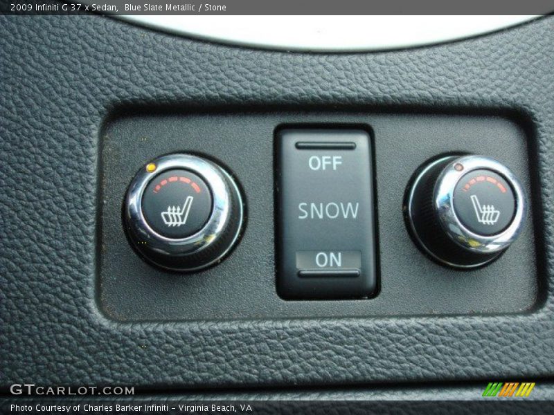 Blue Slate Metallic / Stone 2009 Infiniti G 37 x Sedan