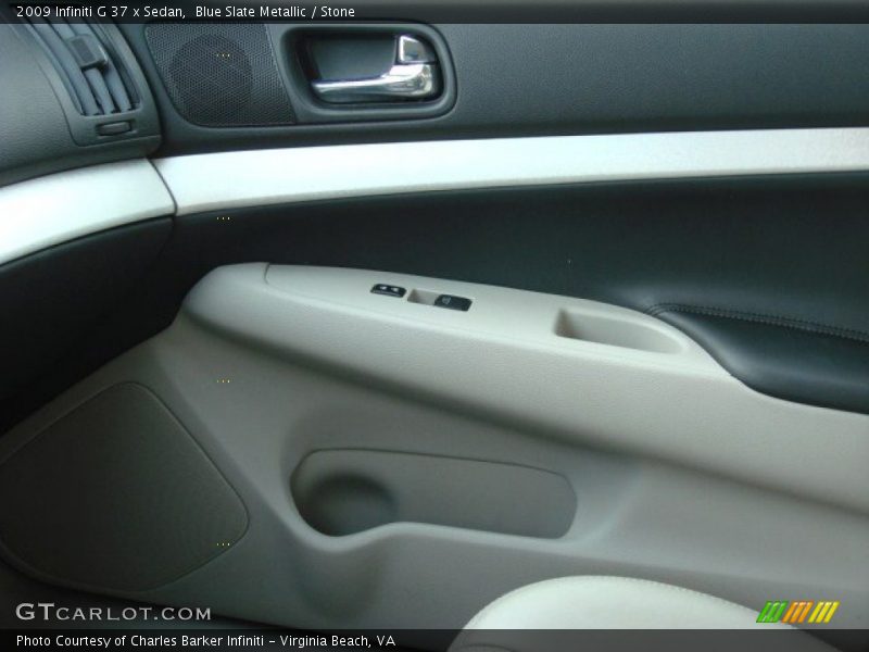 Blue Slate Metallic / Stone 2009 Infiniti G 37 x Sedan