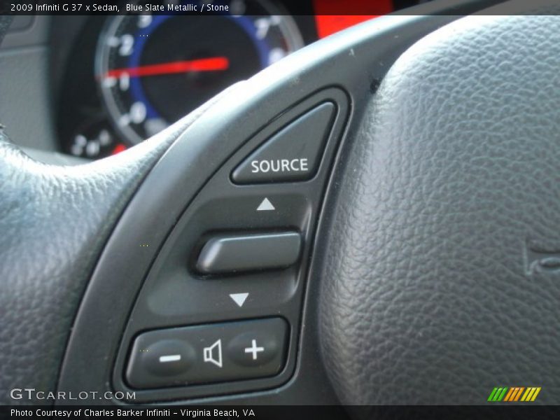 Blue Slate Metallic / Stone 2009 Infiniti G 37 x Sedan