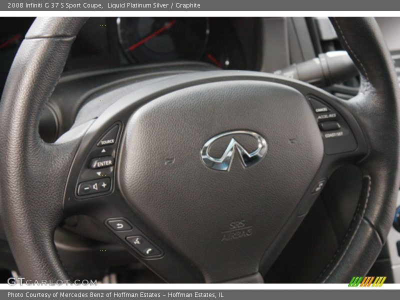 Liquid Platinum Silver / Graphite 2008 Infiniti G 37 S Sport Coupe