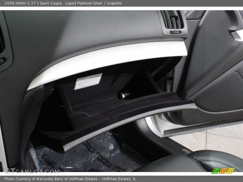 Liquid Platinum Silver / Graphite 2008 Infiniti G 37 S Sport Coupe