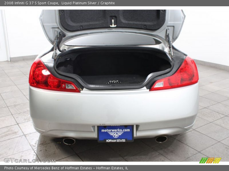 Liquid Platinum Silver / Graphite 2008 Infiniti G 37 S Sport Coupe