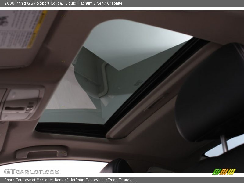 Liquid Platinum Silver / Graphite 2008 Infiniti G 37 S Sport Coupe