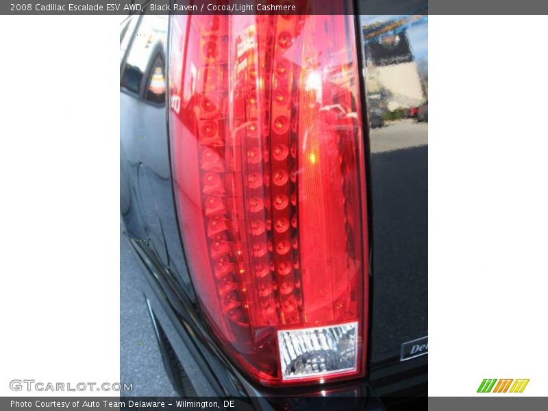 Black Raven / Cocoa/Light Cashmere 2008 Cadillac Escalade ESV AWD