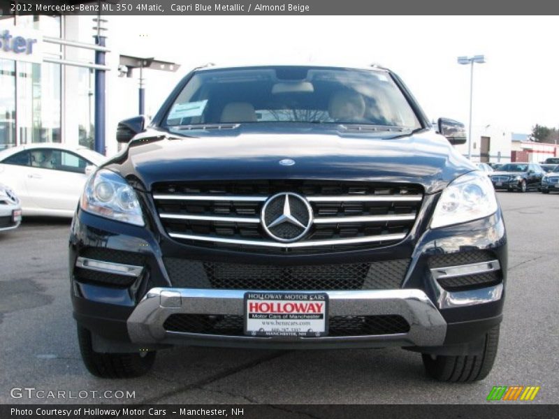 Capri Blue Metallic / Almond Beige 2012 Mercedes-Benz ML 350 4Matic