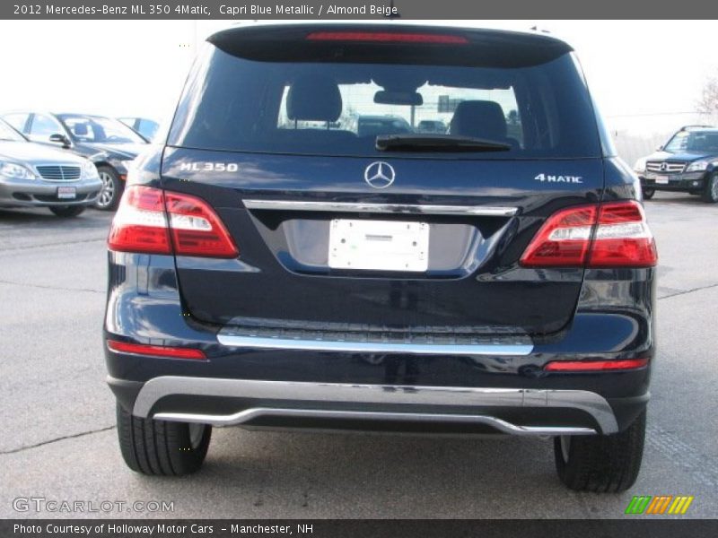 Capri Blue Metallic / Almond Beige 2012 Mercedes-Benz ML 350 4Matic